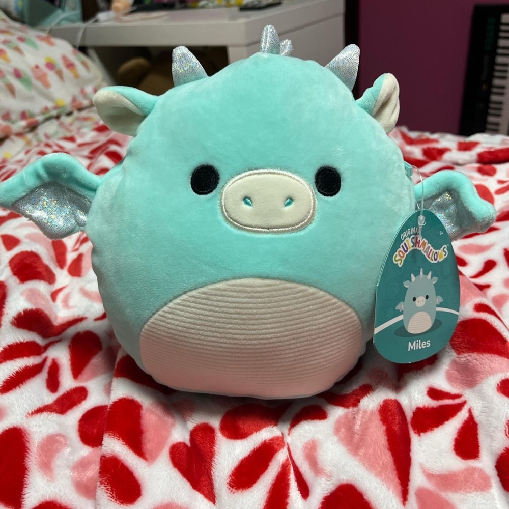 Squishmallows Mint Green Dragon Plush